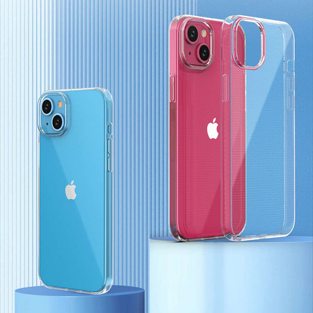 iPhone 15 Plus case from the Ultra Clear series in transparent color