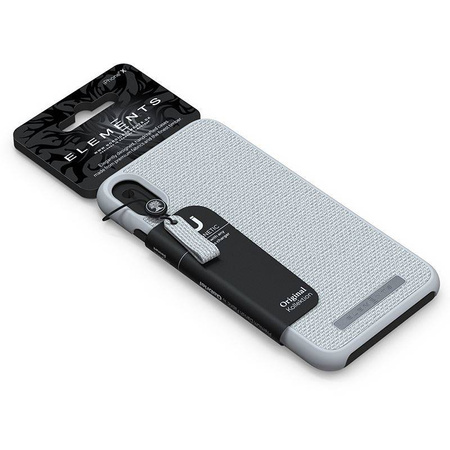 Nordic Elements Original Idun - Materiałowe etui iPhone XR (Light Grey)