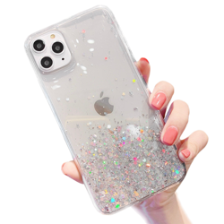 Case XIAOMI 12 5G / 12X 5G Sequins Glue Glitter Case transparent