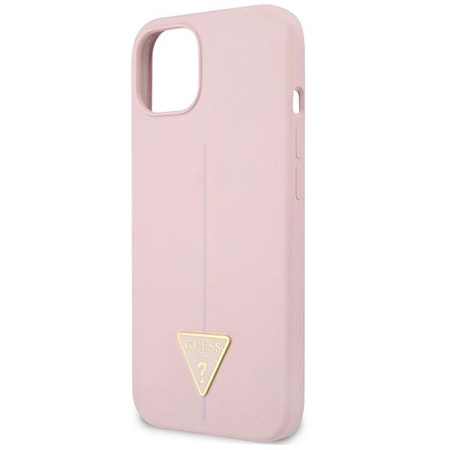 Guess GUHCP13SSLTGU iPhone 13 mini 5.4 &quot;lila / lila Hardcase Silikondreieck