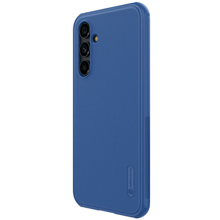 Nillkin Super Frosted Shield Pro Hülle für Samsung Galaxy A54 5G Armor Case + Telefonständer Blau