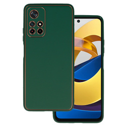 TEL PROTECT Luxury Case do Xiaomi Redmi Note 11 5G/Note 11S 5G/Poco M4 Pro 5G Ciemnozielony