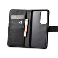 iCarer Wallet Case etui do Samsung Galaxy S23+ skórzany pokrowiec portfel czarne