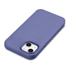 iCarer Case Leather Genuine Leather Case Cover for iPhone 14 Light Purple (WMI14220705-LP) (MagSafe Compatible)