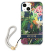 Etui IPHONE 13 Guess Hardcase Flower Strap (GUHCP13MHFLSB) niebieskie