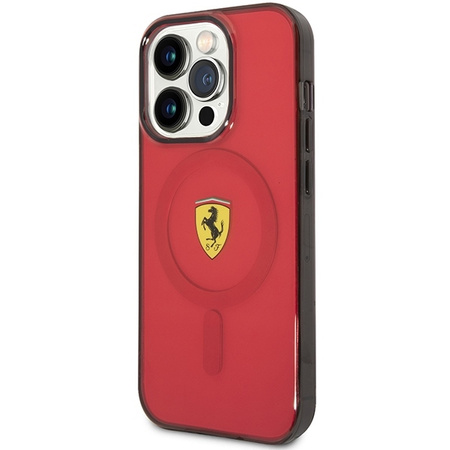 Ferrari FEHMP14XURKR iPhone 14 Pro Max 6.7" red/red hardcase Translucent Magsafe