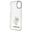 Original Case IPHONE 11 / XR Karl Lagerfeld Hardcase Ikonik Choupette (KLHCN61HNCHTCT) transparent