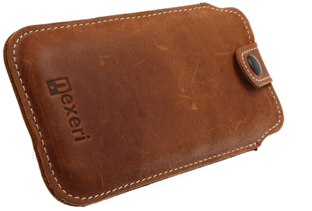 Etui Wsuwka skórzana Nexeri Leather Pocket XXL+ SAMSUNG GALAXY S20 ULTRA / S21 ULTRA / HUAWEI P SMART 2021 / XIAOMI MI 10T/10T PRO brązowe