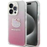 Hello Kitty IML Gradient Electrop Kitty Head Hülle für iPhone 13 Pro Max – Rosa