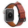 Strap Leather Leather strap for Apple Watch Ultra, SE, 8, 7, 6, 5, 4, 3, 2, 1 (49, 45, 44, 42 mm) band bracelet red