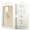 Original Handyhülle IPHONE 14 PRO Guess Hardcase Glitter Script Big 4G