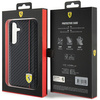 Oryginalne Etui FERRARI hardcase Carbon Printed Line FEHCS24MN3DUR do Samsung Galaxy  S24 Plus Czarny