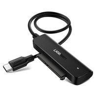 Ugreen adapter przejściówka dysku HDD SSD 2,5'' SATA III 3.0 - USB Typ C 3.2 Gen 1 (SuperSpeed USB 5 Gbps) czarny (70610 CM321)