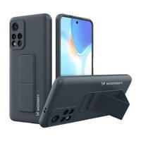 Wozinsky Kickstand Case Silikon Ständer Cover für Xiaomi Poco M4 Pro 5G Marineblau