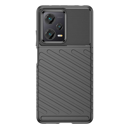 Thunder Case Hülle für Xiaomi Redmi Note 12 Pro+ Silikonhülle schwarz