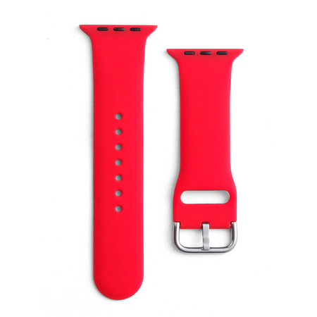 Silicone Strap APS Silicone Watch Band 8/7/6/5/4/3/2 / SE (45/44 / 42mm) Strap Watchband Red