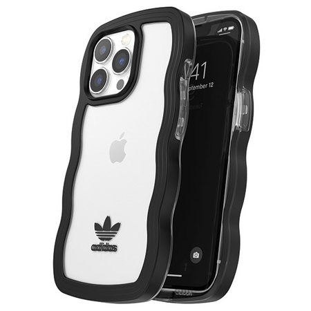 Adidas OR Wavy Case iPhone 13 Pro /13 6,1" czarny-przezroczysty/black-transparent 51900