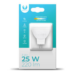 Żarówka LED G4 MR11 3W 12V 3000K 220lm Ceramiczna Forever Light