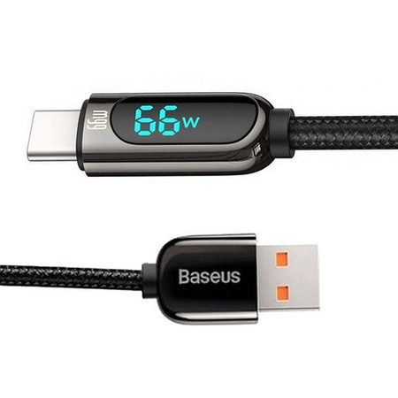 Baseus Display Cable USB to Type-C, 66W, 1m (black)