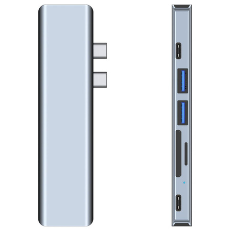 TECH-PROTECT V5-HUB ADAPTER 7IN1 GREY