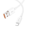 Borofone Kabel BX102 Winner - USB + Typ C na Lightning - PD 27W 1 metr biały