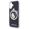 Original Handyhülle IPHONE 16 Hello Kitty Hardcase IML Fun Bow MagSafe (HKHMP16SHFLBK) schwarz