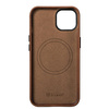 iCarer Case Leather genuine leather case for iPhone 14 Plus braun (WMI14220703-RB) (MagSafe compatible)