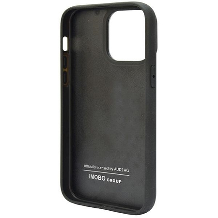 Audi Carbon Fiber Stripe iPhone 14 Pro Max 6.7" czarny/black hardcase AUS-TPUPCIP14PM-R8/D1-BK