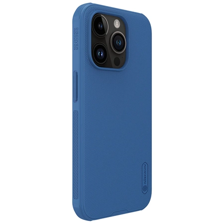 Nillkin Super Frosted Shield Pro reinforced case for iPhone 15 Pro - blue