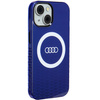 Audi IML Big Logo MagSafe Case iPhone 15 / 14 / 13 6.1" niebieski/navy blue hardcase AU-IMLMIP15-Q5/D2-BE