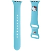 Hello Kitty Silikon-Kitty-Kopfband für Apple Watch 38/40/41 mm – blau