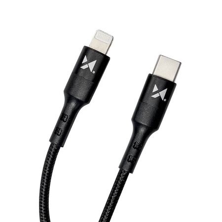 Wozinsky kabel przewód USB Typ C - Lightning Power Delivery 18W 2m czarny (WUC-PD-CL2B)