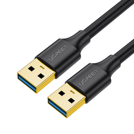 Ugreen kabel przewód USB - USB (męski - USB 3.2 Gen 1) 1 m czarny (US128 10370)