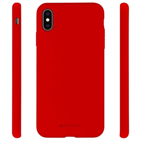 MERCURY SILICONE CASE IPHONE 13 PRO MAX RED / CZERWONY