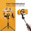 Spigen S540w Wireless Selfie Stick Tripod Black