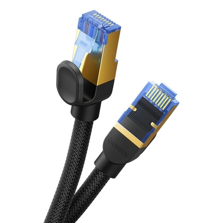 Baseus schnelles Internetkabel RJ45 Cat.7 10 Gbit/s 20 m geflochten schwarz