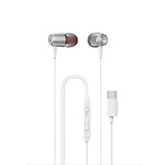 Dudao X1PROT in-ear wired USB-C headphones 1.2 m - white