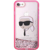 Karl Lagerfeld KLHCI8LNKHCP iPhone 7/8/ SE 2020/2022 pink/pink hardcase Glitter Karl Head