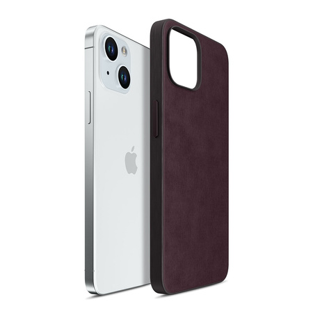 Apple iPhone 15 - 3mk HARDY MagFabric Case Mulberry