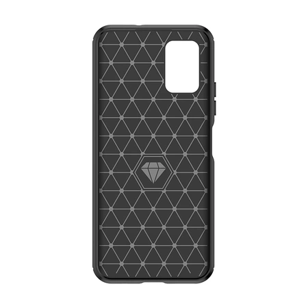 Carbon Case Silikonhülle für Nokia C300 - schwarz