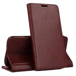 Case SAMSUNG GALAXY A54 5G Wallet with a Flap Leatherette Holster Magnet Book burgundy