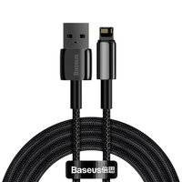 Baseus Tungsten kabel USB - Lightning 2,4 A 2 m czarny (CALWJ-A01)