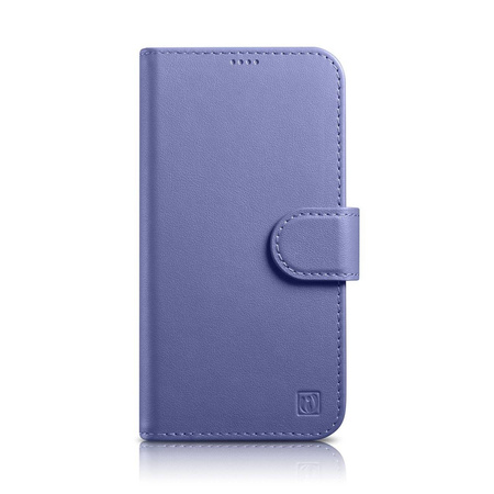 iCarer Wallet Case 2in1 iPhone 14 Flip Leather Cover Anti-RFID Light Violet (WMI14220725-LP)