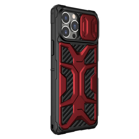 Nillkin Adventruer Case case for iPhone 13 Pro Max armored cover with camera cover red