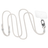 SPIGEN UNIVERSAL STRAP SET CROSSBODY & WRIST PEARL WHITE