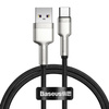 Baseus Cafule Series Metal Data USB - USB Typ C 66W cable 1m black (CAKF000101)