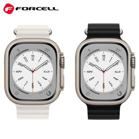 FORCELL F-DESIGN FA12 pasek / opaska do Apple Watch 38/40/41mm biała