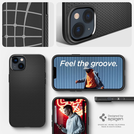 Spigen LIQUID AIR IPHONE 14 MATT SCHWARZ