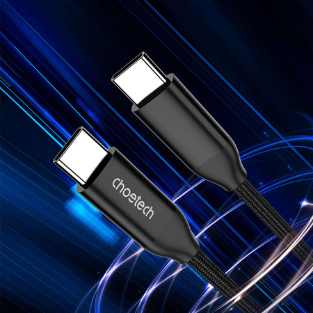 Choetech charging and data cable USB-C - USB-C PD3.1 240W 480 Mbps 2m black (XCC-1036)