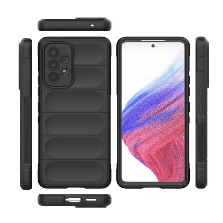 Magic Shield Case Hülle für Samsung Galaxy A53 5G Flexible Armoured Cover Dunkelblau